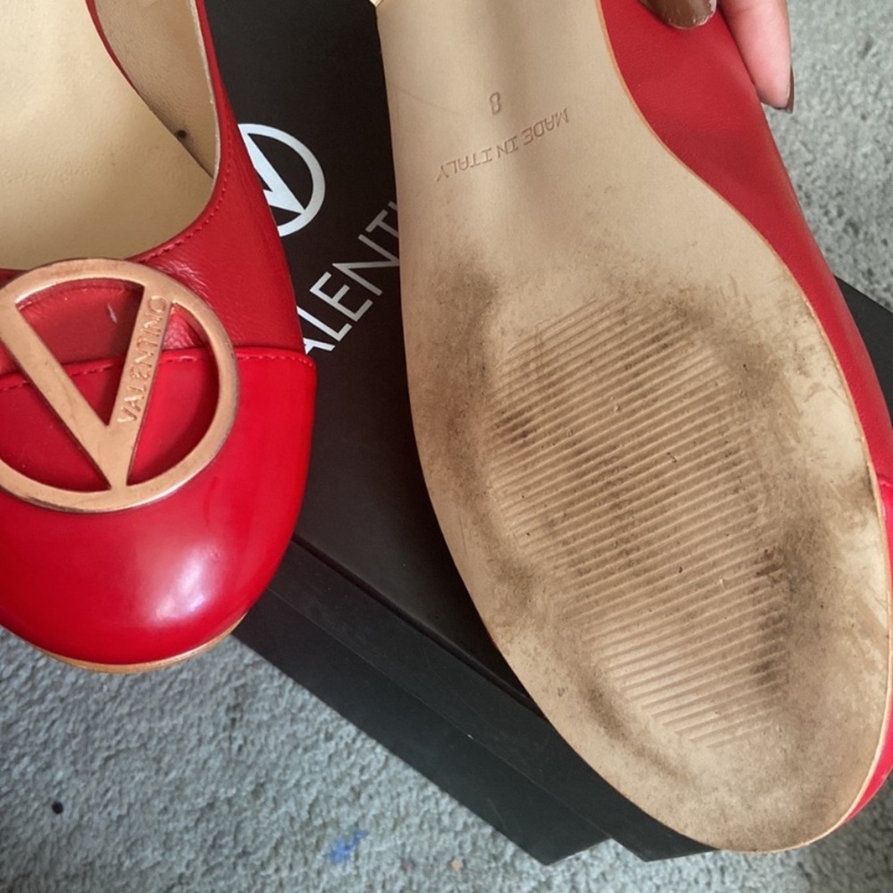 AUTHENTIC valentino ballerina flats red - Picture 3 of 3